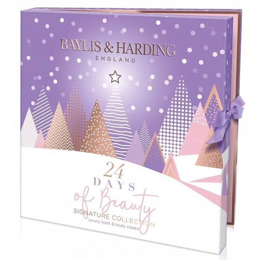Advent Calendar 24-day care set with jojoba, vanilla and almond oil BAYLIS &amp; HARDING