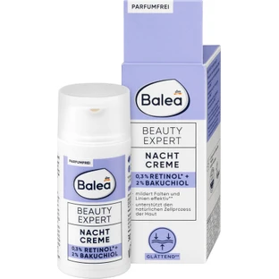 Balea Crema de noche con retinol y bakuchiol, 30 ml