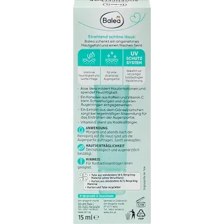 Balea Augenpflege belebend, 15 ml