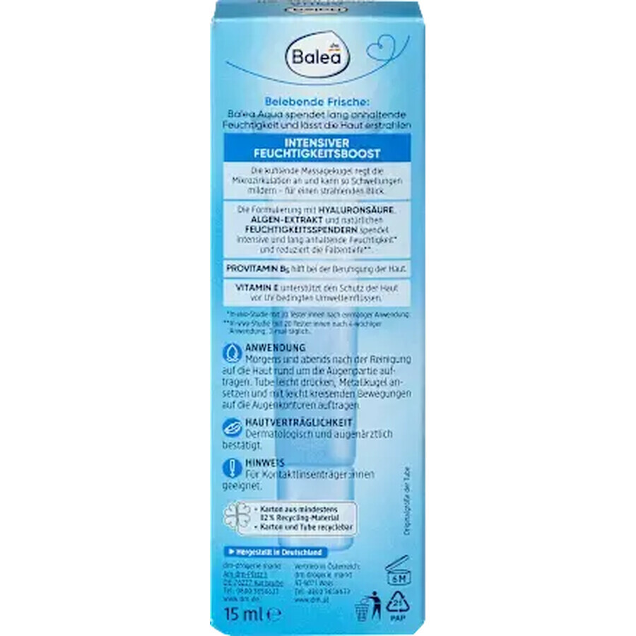 Balea Roll-on eye cream, 15 ml