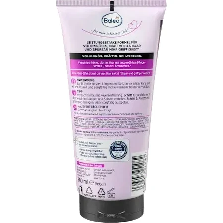 Balea Professional Acondicionador para volumen, 200 ml