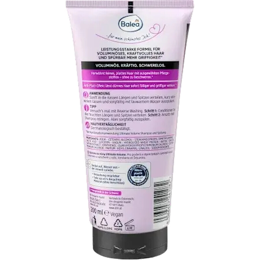 Balea Professional Conditioner Ultimate Volume, 200 ml