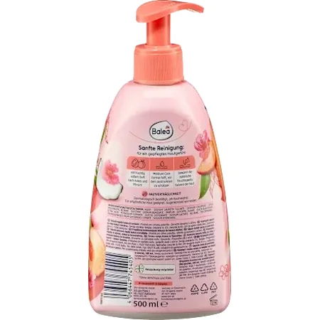Balea Jabón líquido Coco y Melocotón, 500 ml