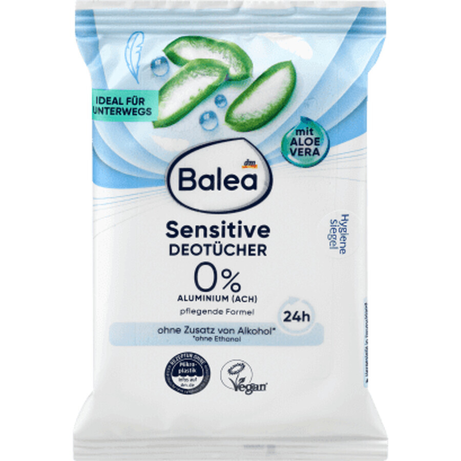Winkel op Balea Deodorantdoekjes sensitive, 10 stuks Balea Deodorantdoekjes sensitive, 10 stuks