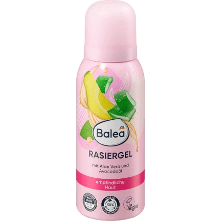 Balea Mousse de rasage à l'aloe vera, 75 ml