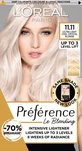Loreal Paris Preference Le Blonding Permanent Hair Colour 11.11 Ultra Light Blonde with grey reflex, 1 pc