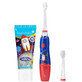 KidzSonic Toothbrush Package Rocket + Blueberry Toothpaste, Baby Brush