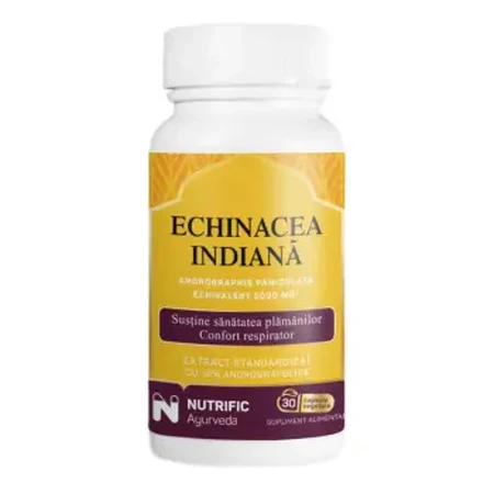 Echinacea indiana, 30 vegetarian capsules, Nutrific