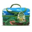 Set de dinosaurio: bolsa de almuerzo con estampado de dinosaurio, esponja de baño con forma de dinosaurio, espuma de baño, 100 ml, bola de baño efervescente, 4 bolas x 20 g, champú, 30 ml, BAYLIS &amp; HARDING