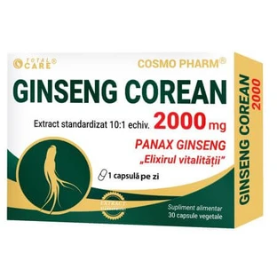 Ginseng Corean, 2000 mg, 30 Tabletten, Cosmo Pharm