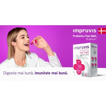 Impruvis Probiotic Fast Melt pack, 10 sachets + 10 sachets, Bifodan