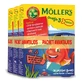 Paquete de gominolas con Omega-3 sabor lima y fresa, 3 x 36 gominolas, Möller's 