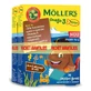 Pack de gominolas de omega-3 y cola, 36 gominolas + 36 gominolas, Möller's