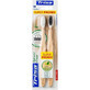 Brosse &#224; dents manuelle Natural Clean, Medium, 2 pi&#232;ces, Trisa
