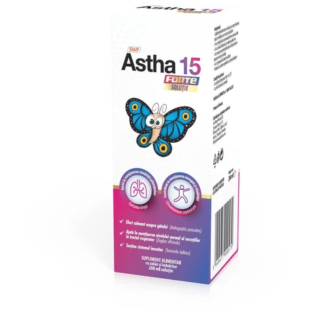 Astha 15 Forte Sirup, 200 ml, Sun Wave Pharma