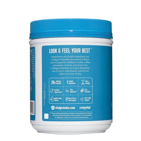 Vital Proteins Péptidos de Colágeno, Péptido de Colágeno sin sabor, 567 g ,GNC