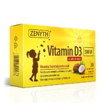 Vitamin D3 for children 500 IU, 30 soft capsules, Zenyth