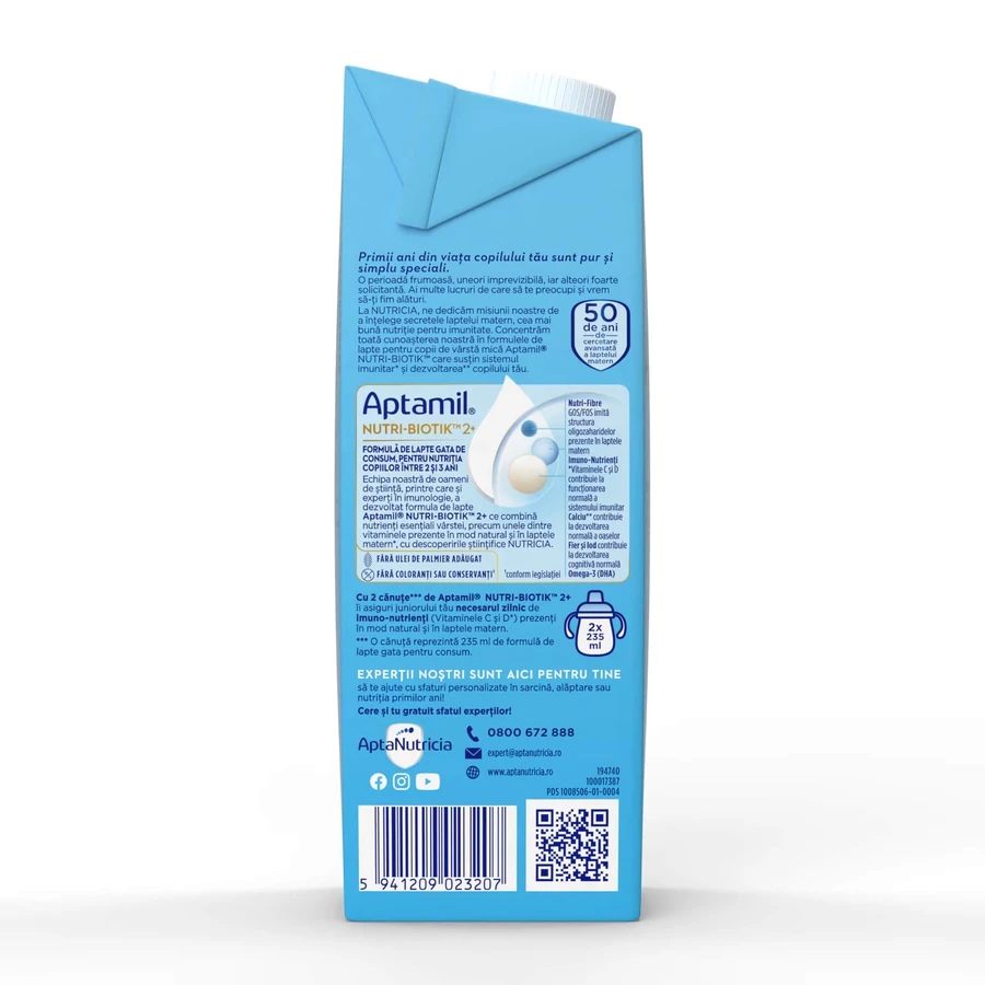 Nutri vloeibare melk - Biotik 2+, 1000 ml, Aptamil