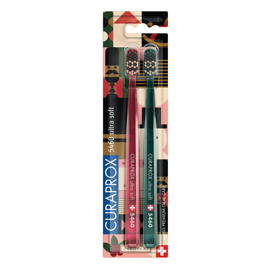 Buy Toothbrush Special Christmas, Ultra Soft, 2 pieces, Curaprox Toothbrush Special Christmas, Ultra Soft, 2 pieces, Curaprox