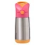 Thermosfles met rietje, 350 ml, Roze/Oranje, BBOX