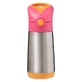 Thermosfles met rietje, 350 ml, Roze/Oranje, BBOX