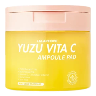 Almohadilla Ampolla Parche Espinillas Vitamina C &amp; Yuzu, talla M, 6 unidades, LaLaRecipe