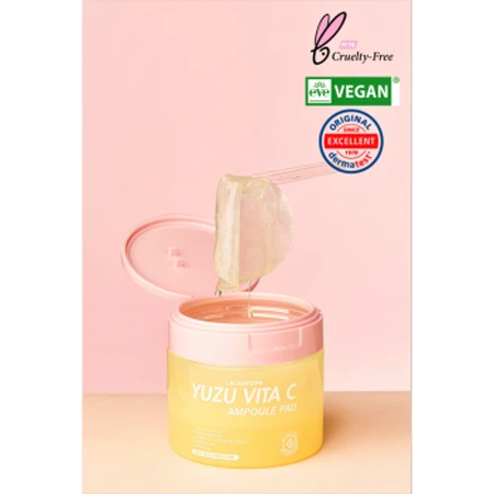 Almohadilla Ampolla Parche Espinillas Vitamina C &amp; Yuzu, talla M, 6 unidades, LaLaRecipe