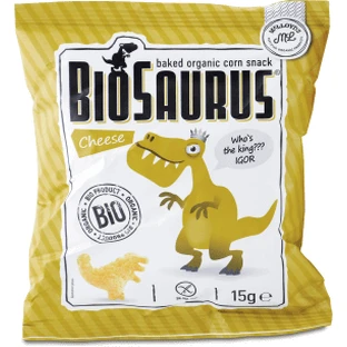 BioSaurus Dinosaur cheese-flavoured puffs, 15 g