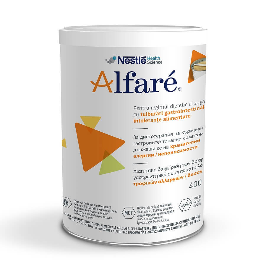 Milk formula for the dietary treatment of allergies Alfare, 400 g, Nestle