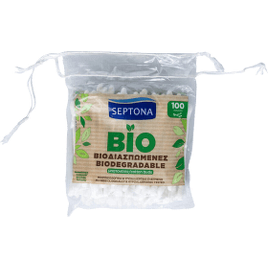 Buy Septona Biodegradable ear swabs, 100 pcs Septona Biodegradable ear swabs, 100 pcs
