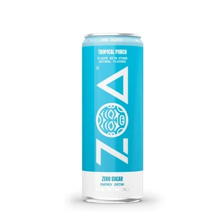 ZOA™ Energy Drink Zero Sugar Bebida energética sin azúcar con ponche tropical, 355 ml, GNC