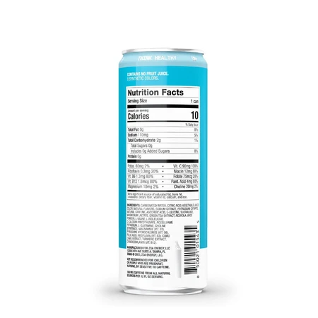 ZOA™ Energy Drink Zero Sugar Bebida energética sin azúcar con ponche tropical, 355 ml, GNC