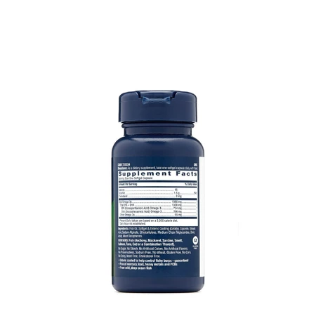 Triple Strength Visolie, Visolie, 1000 mg Omega-3 EPA en DHA, 30 cps, GNC