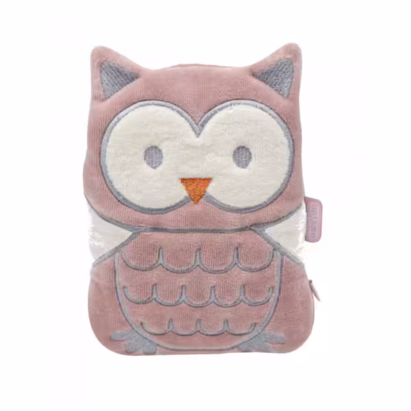 Anti-colic pillow with cherry pits Owl BabyJem (Color: Pink)
