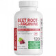 BeetRoot Extract Beet Root + L-arginine, 2000 mg, 120 capsules, Bronson Laboratories