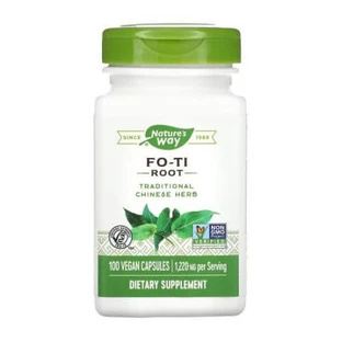 Fo-Ti Wurzel 610mg Nature's Way, 100 Kapseln, Secom