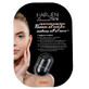Anti sebum volcanic stone facial massager Mini Matte Black, 1 piece, Haruen