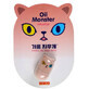 Oil Monster Matte Pink anti sebum volcanic stone facial massager, 1 piece, Haruen