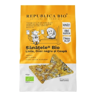 Bio-Sanatele mit Linsen, schwarzem Reis und Zwiebeln, bio, glutenfrei, 40 g, Republica Bio
