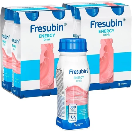 Frebini Energy bebida energética sabor fresa 200 ml, Fresenius Kabi
