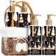Set Jabón líquido 250 ml y crema de manos 250 ml Brown Glitters, Vivian Gray