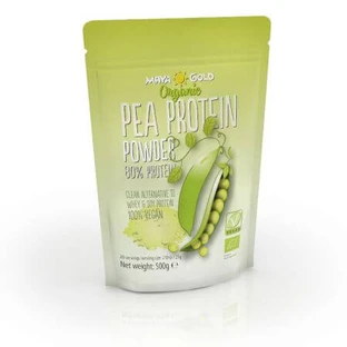 Proteína de guisante ecológica en polvo, 500 g, Maya Gold