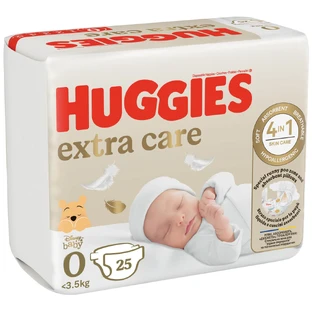 Extra Care luiers, Nr. 0, <3.5 kg, 25 stuks, Huggies
