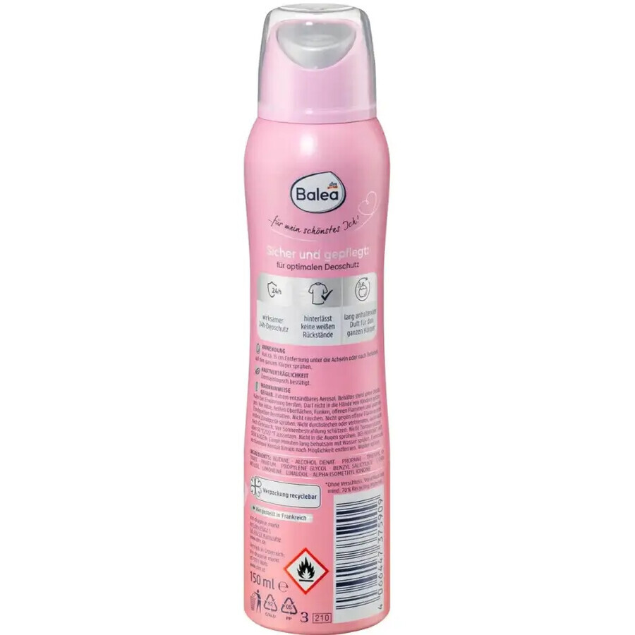 Balea Deodorant spray Pink Blossom, 150 ml