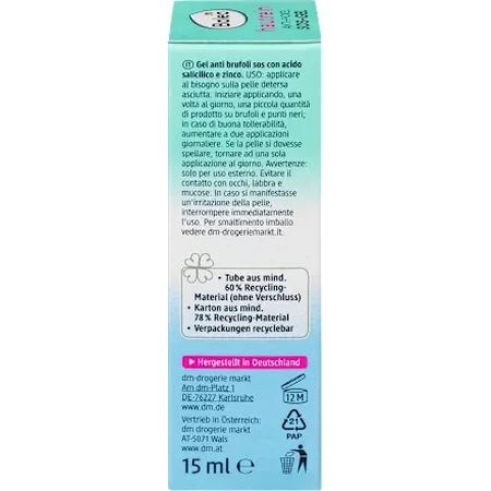 Balea Anti-acne gel, 15 ml