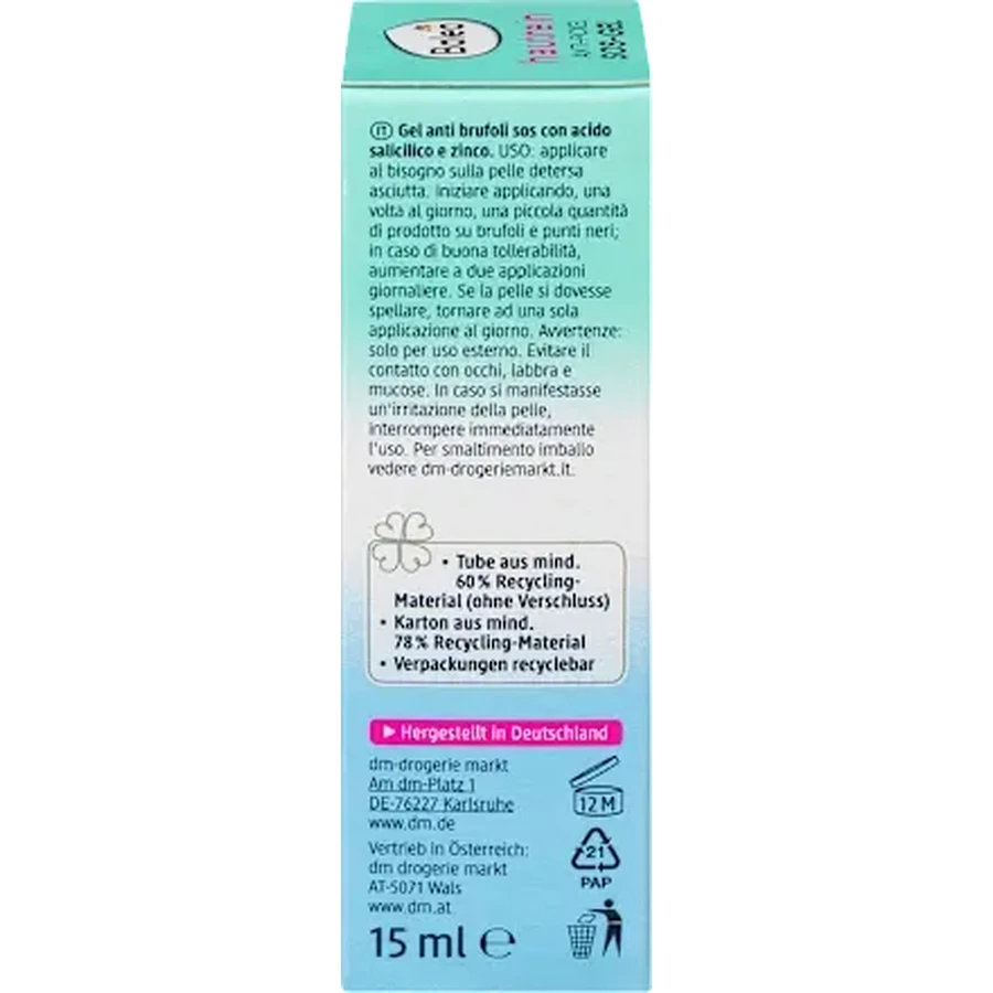 Balea Anti-acne gel, 15 ml