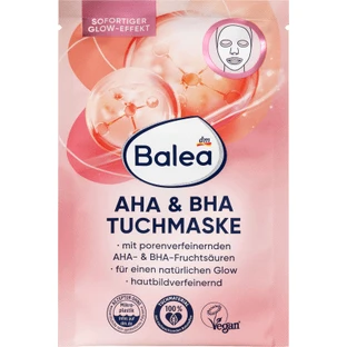 Balea Mascarilla facial con AHA y BHA, 1 ud.