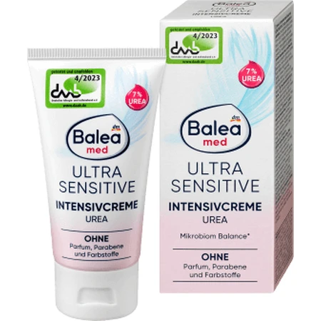 Balea MED Crema Ultra Sensitive con urea, 50 ml