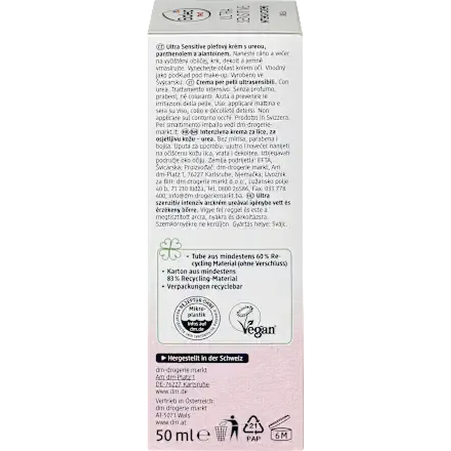 Balea MED Ultra Sensitive Cream met Urea, 50 ml