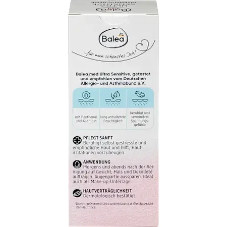 Balea MED Crema Ultra Sensitive con urea, 50 ml